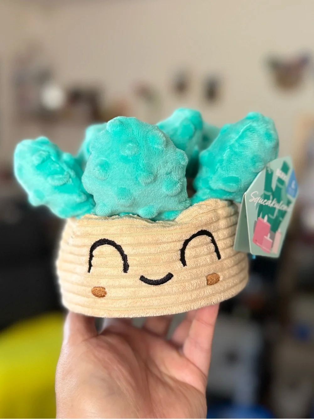 Kawaii Plush Succulent Shaped Dog Toy